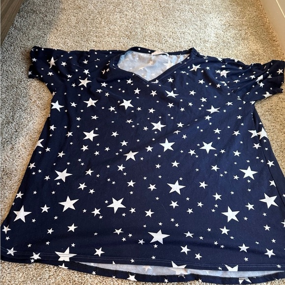 Starry Night Women's Short Sleeve Tee - Picture 1 of 3